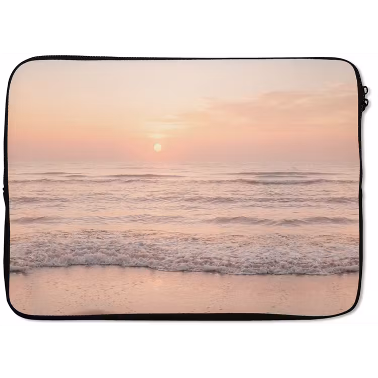 Zon - Strand - Roze laptophoes neopreen klein -zkaufland3dotto
