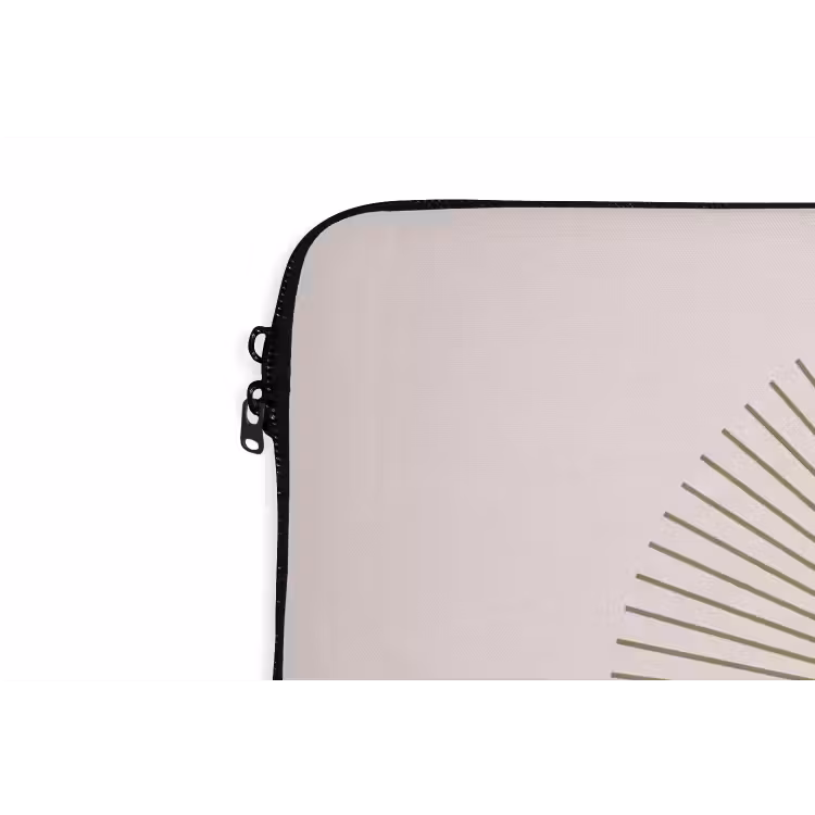 Zon - Zee - Abstract - Modern - Roze laptophoes neopreen klein -detail