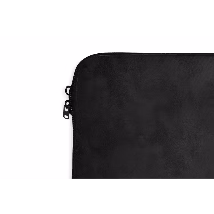 Zwart - Blad - Monstera laptophoes neopreen klein -detail