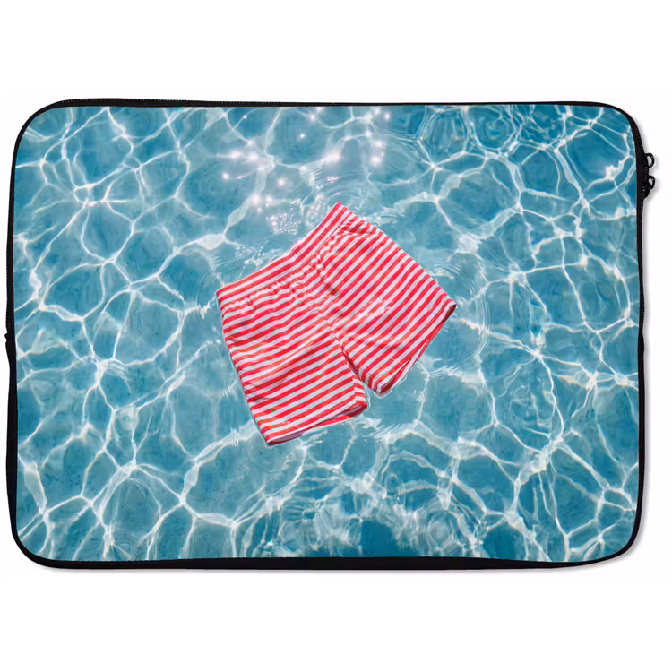 Zwemkleding - Gestreept - Water - Zomer - Rood-wit laptophoes neopreen klein -zkaufland3dotto