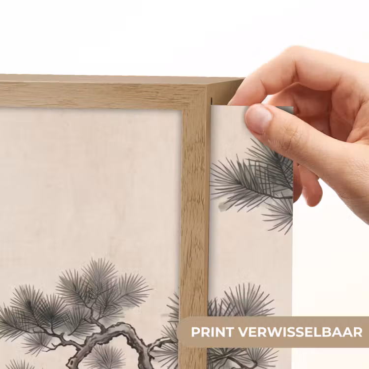 Aap - Maan - Goud Light Box met batterij (Wandlamp) middel -USP_websiteprintNL