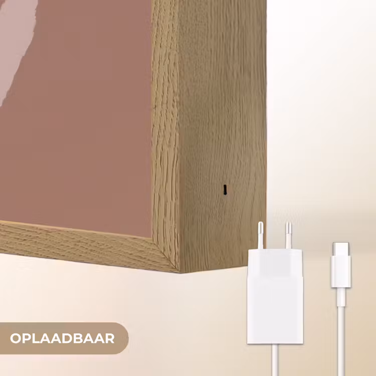 Abstract - Figuur - Illustratie - Hoed Light Box met batterij (Wandlamp) middel -USP_websiteoplaadbaarNL