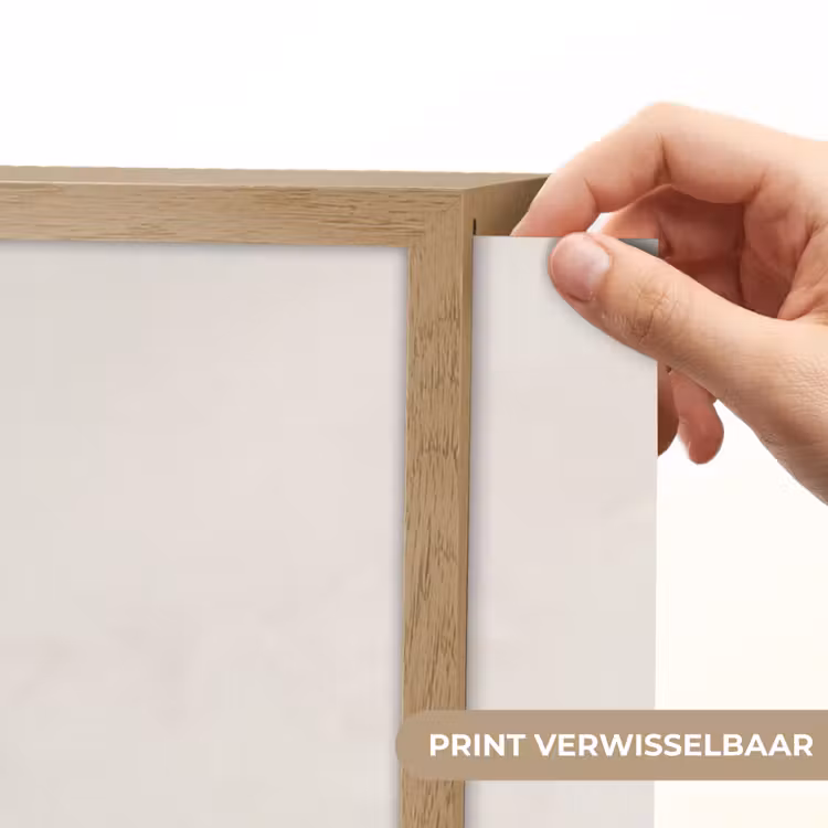 Abstract - Golven - Modern - Beige Light Box met batterij (Wandlamp) middel -USP_websiteprintNL