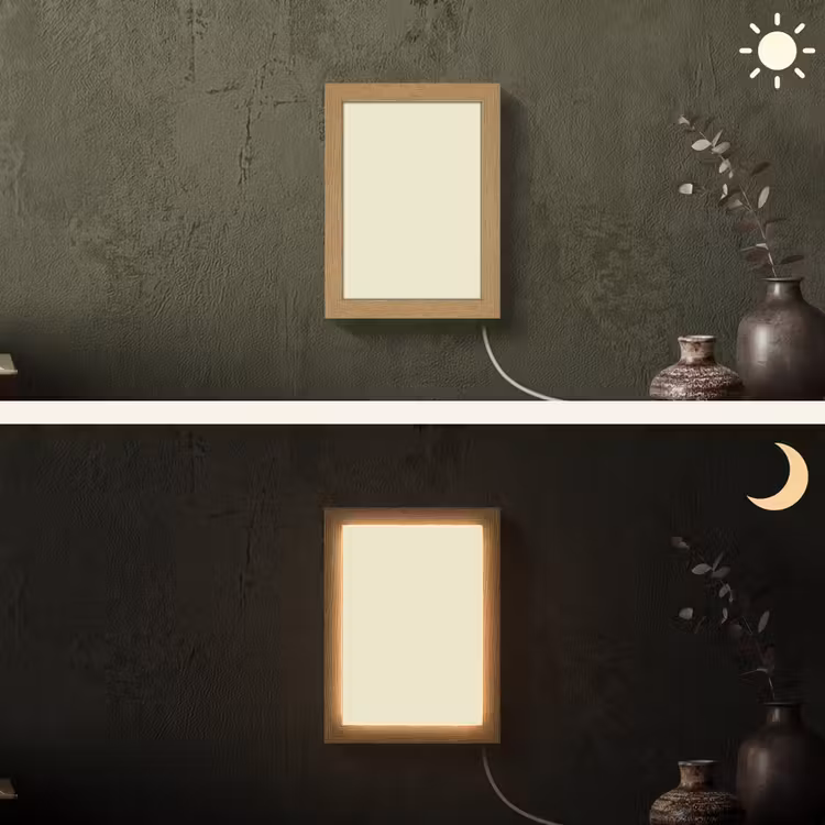Arctic - Daisy - Nude Light Box met kabel (Wandlamp) klein 929 -sfeer3