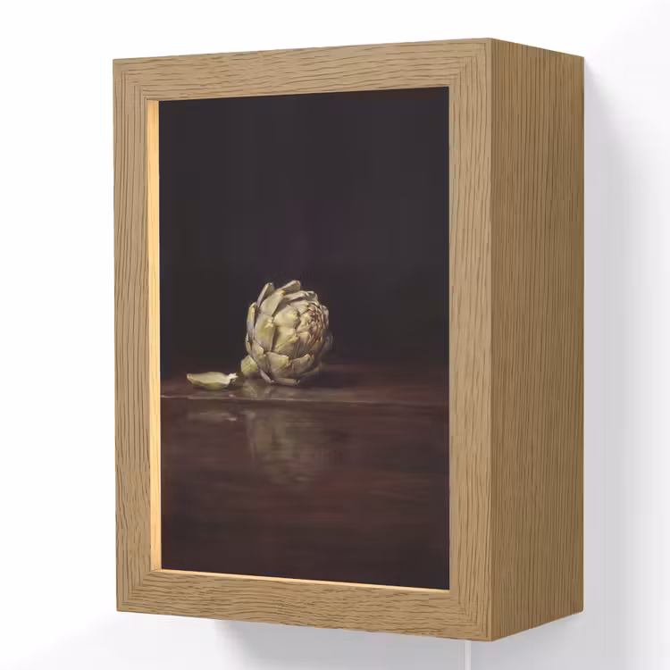 Lightbox - Wandlamp - Artichok - Eten - Klassiek - Artichok - Eten - Klassiek Light Box met kabel (Wandlamp) klein
