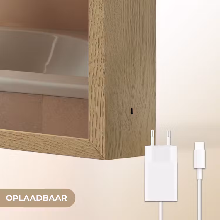 Bad - Hond - Boek - Zonnebril Light Box met batterij (Wandlamp) middel -USP_websiteoplaadbaarNL