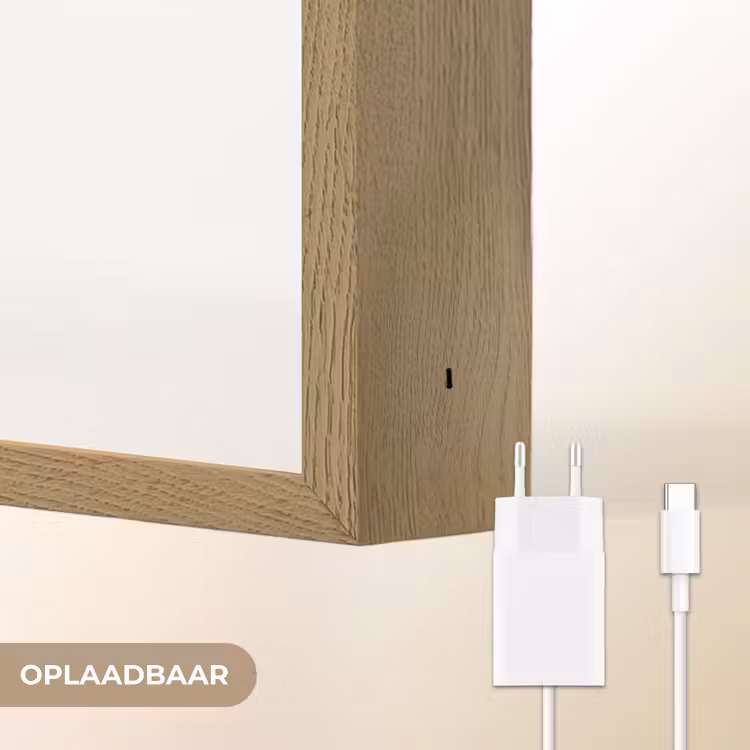 Benen - Hakken - Glas - Zwart - Wit - Speels Light Box met batterij (Wandlamp) middel -USP_websiteoplaadbaarNL