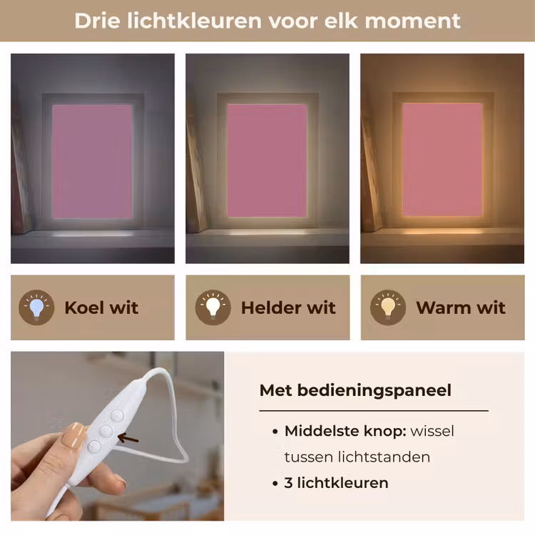 Berry - Roze -Pink Light Box met kabel (Wandlamp) klein 929 -USP_lichtkleurNL