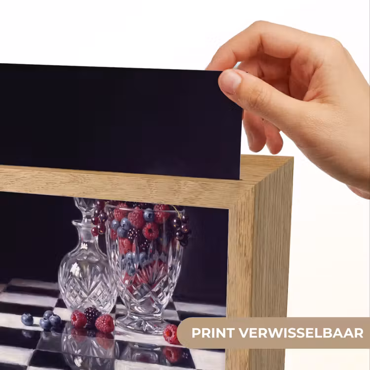 Lightbox - Wandlamp - Bessen - Kristal - Stilleven - Bessen - Kristal - Stilleven Light Box met kabel (Wandlamp) klein