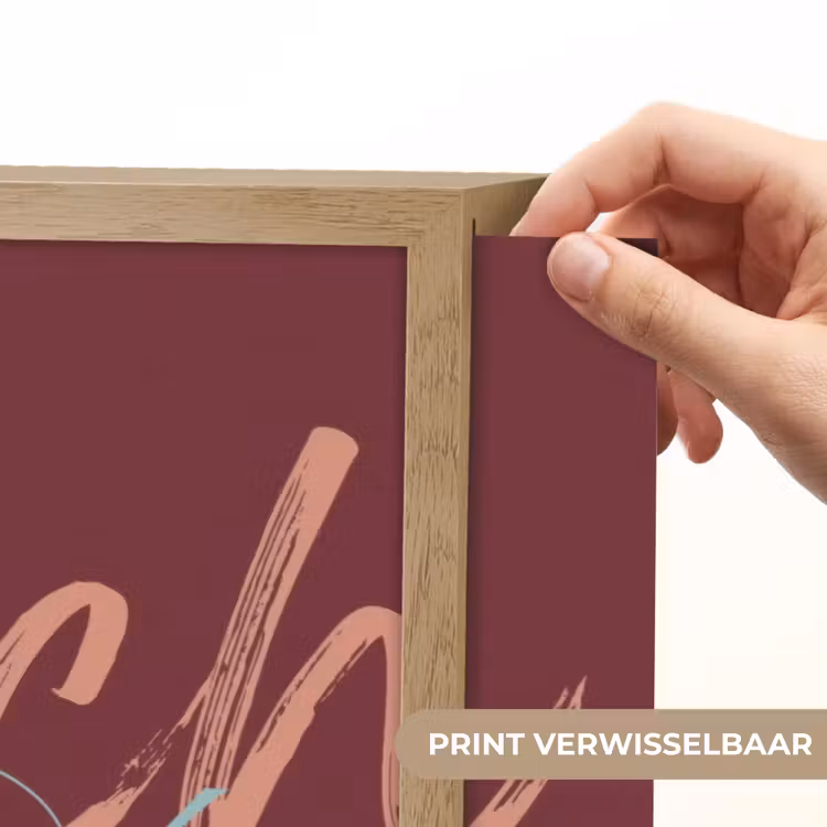 Bitch please - Rood - Blauw Light Box met batterij (Wandlamp) middel -USP_websiteprintNL