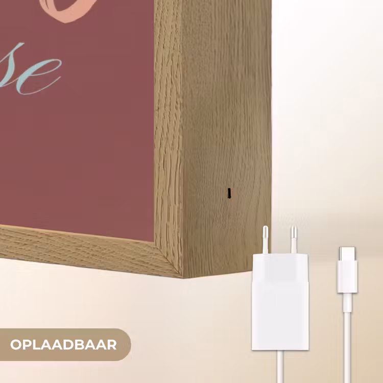 Bitch please - Rood - Blauw Light Box met batterij (Wandlamp) middel -USP_websiteoplaadbaarNL