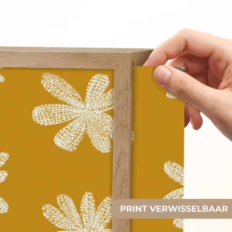 Bloem - Speels - Okergeel Light Box met batterij (Wandlamp) middel 907 -USP_websiteprintNL