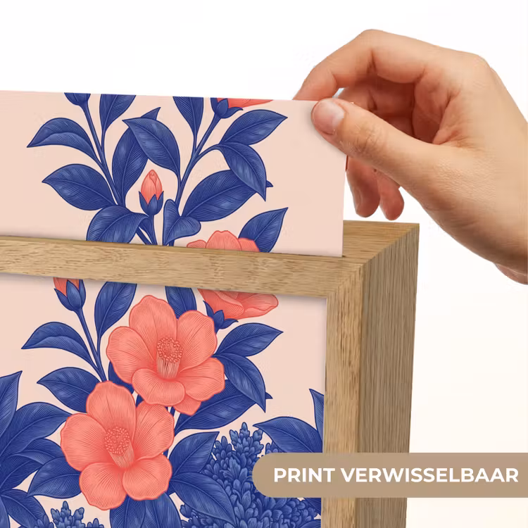 Lightbox - Wandlamp - Bloemen - Bladeren - Botanisch - Bloemen - Bladeren - Botanisch Light Box met kabel (Wandlamp) klein