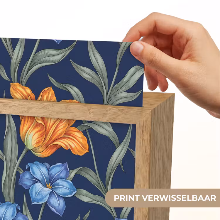 Lightbox - Wandlamp - Bloemen - Botanisch - Patroon - Bloemen - Botanisch - Patroon Light Box met kabel (Wandlamp) klein
