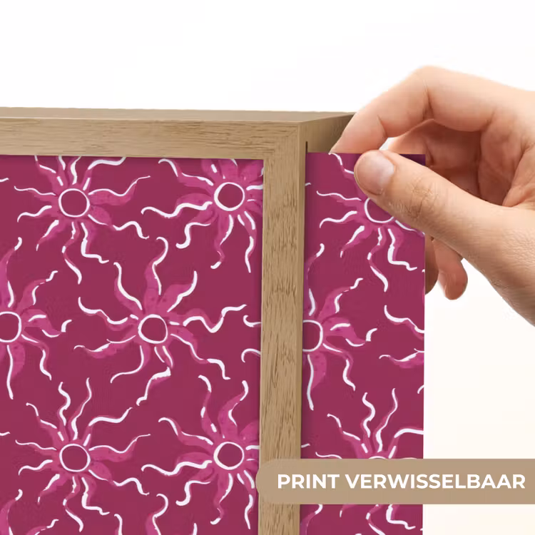 Bohemian - Zon - Magenta Light Box met batterij (Wandlamp) middel 907 -USP_websiteprintNL