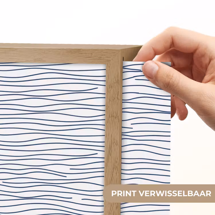 Boot - Water - Rood - Illustratie - Minimalistisch Light Box met batterij (Wandlamp) middel -USP_websiteprintNL