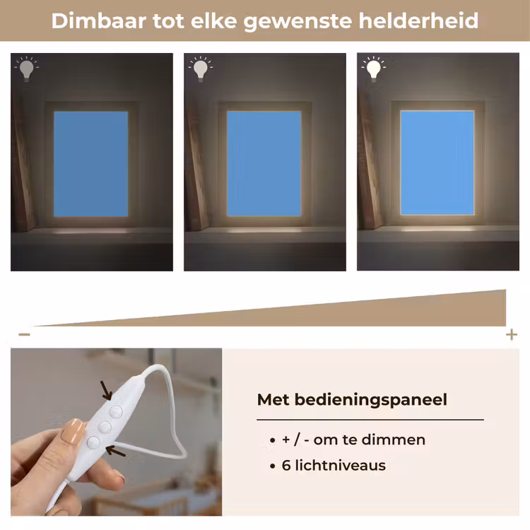 Bright - Azure - Blauw Light Box met kabel (Wandlamp) klein 929 -USP_dimbaarNL