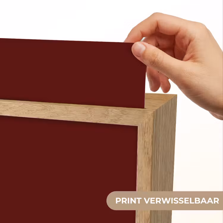 Burnt - Mahogany - Rood Light Box met kabel (Wandlamp) klein 929 -USP_websiteprintNL