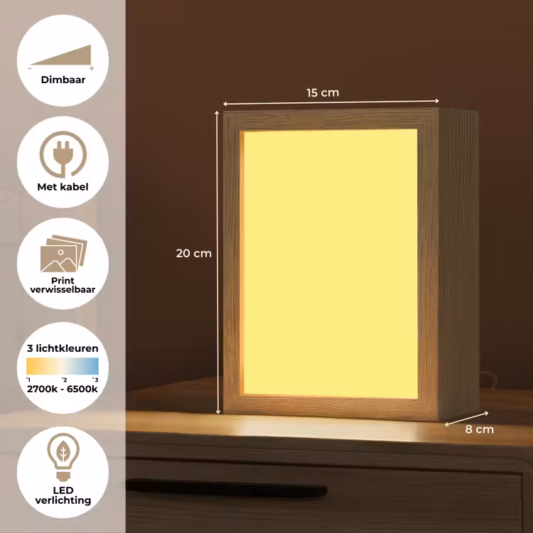 Buttery - Beige - Geel Light Box met kabel (Wandlamp) klein 929 -USP_websiteoverzichtNL