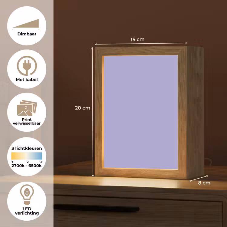 Ceil - Paars - Lila Light Box met kabel (Wandlamp) klein 929 -USP_websiteoverzichtNL
