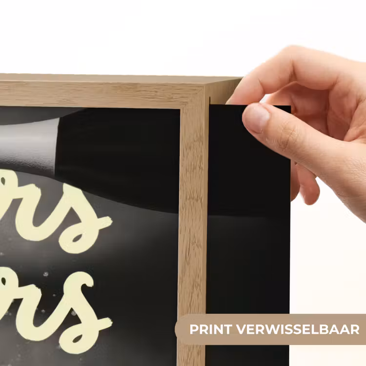 Cheers - Wijn - Zwart - Wit Light Box met batterij (Wandlamp) middel -USP_websiteprintNL