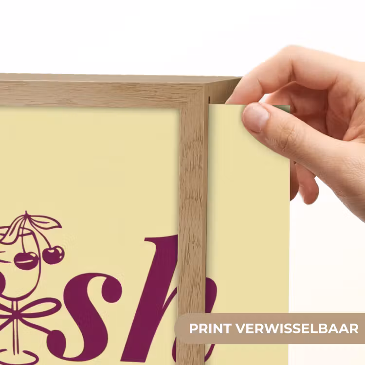 Cherish every moment - Cocktailglas - Geel Light Box met batterij (Wandlamp) middel -USP_websiteprintNL