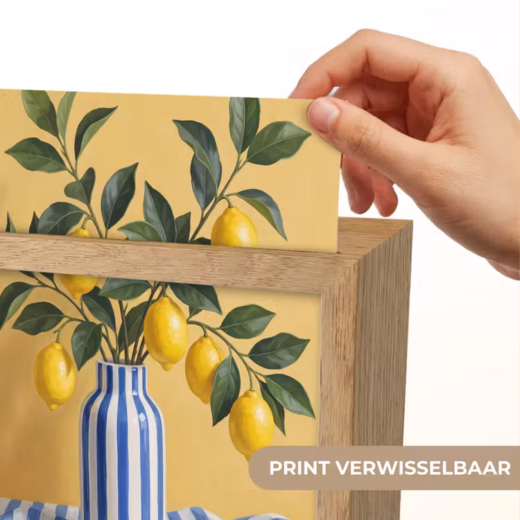 Lightbox - Wandlamp - Citroen - Stilleven - Modern - Citroen - Stilleven - Modern Light Box met kabel (Wandlamp) klein