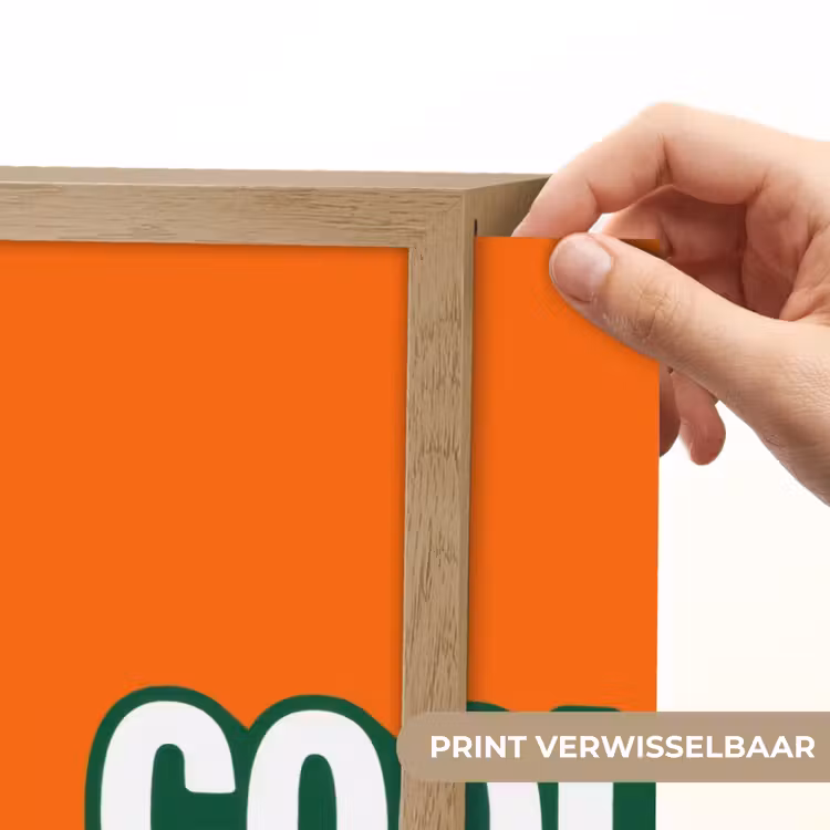 Cool - Oranje - Groen Light Box met batterij (Wandlamp) middel -USP_websiteprintNL