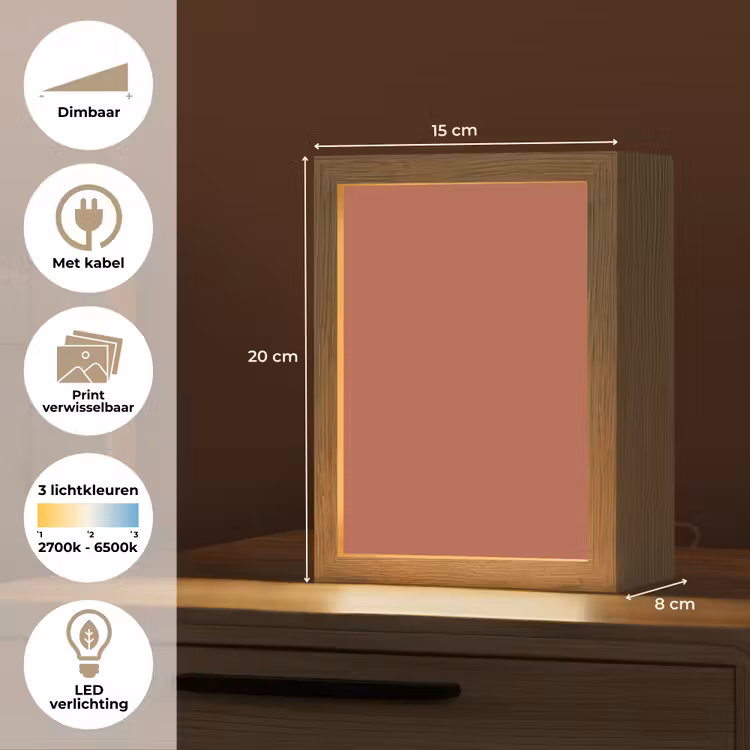 Copperhead - Oranje - Bruin Light Box met kabel (Wandlamp) klein 929 -USP_websiteoverzichtNL