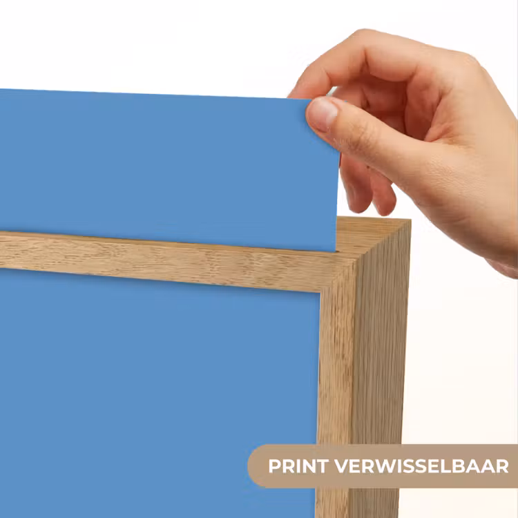 Cornflower - Blue - Blauw Light Box met kabel (Wandlamp) klein 929 -USP_websiteprintNL