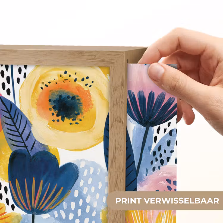 Creatief - Patroon - Kleurrijk Light Box met batterij (Wandlamp) middel 907 -USP_websiteprintNL
