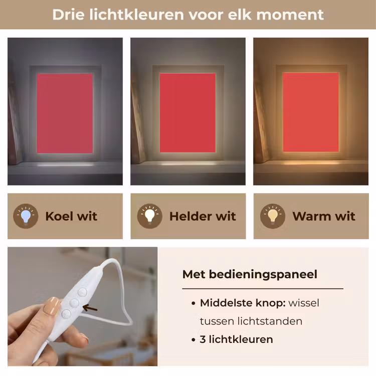 Crimson - Velvet - Rood Light Box met kabel (Wandlamp) klein 929 -USP_lichtkleurNL