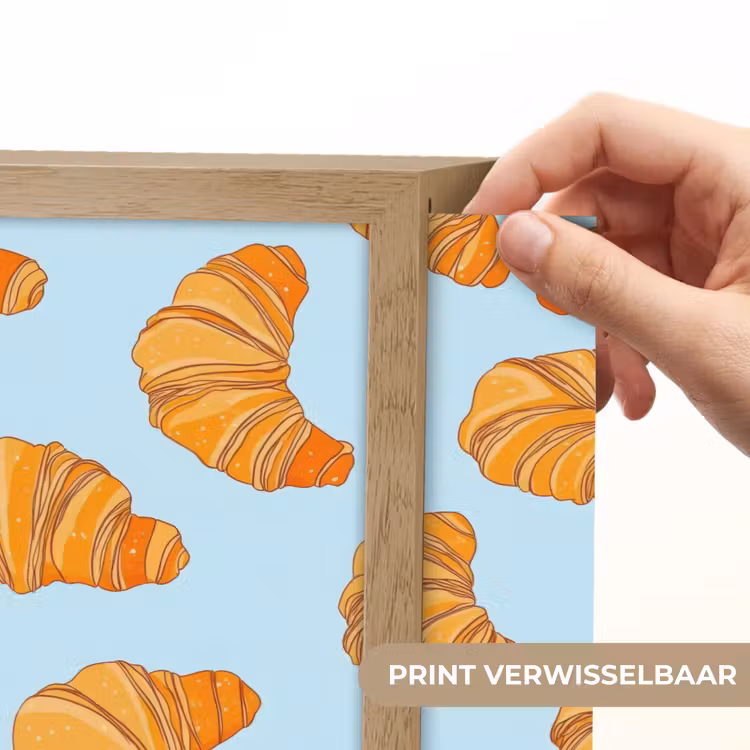 Croissant - Speels - Blauw Light Box met batterij (Wandlamp) middel 907 -USP_websiteprintNL