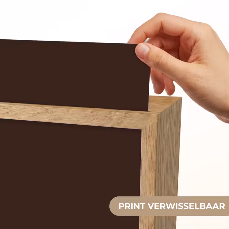 Dark - Chocolate - Bruin Light Box met kabel (Wandlamp) klein 929 -USP_websiteprintNL