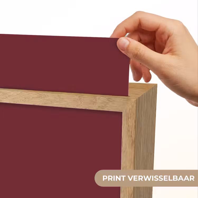Dark - Garnet - Rood Light Box met kabel (Wandlamp) klein 929 -USP_websiteprintNL