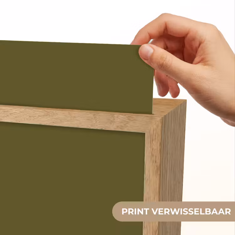 Dark - Olive - Groen Light Box met kabel (Wandlamp) klein 929 -USP_websiteprintNL