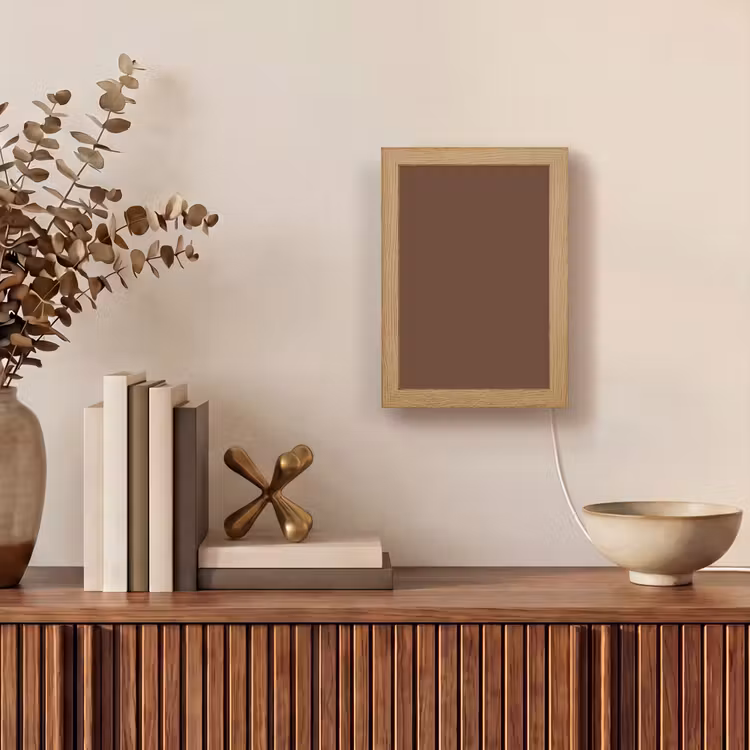 Deep - Clay - Brown - Bruin Light Box met kabel (Wandlamp) klein 929 -sfeer2