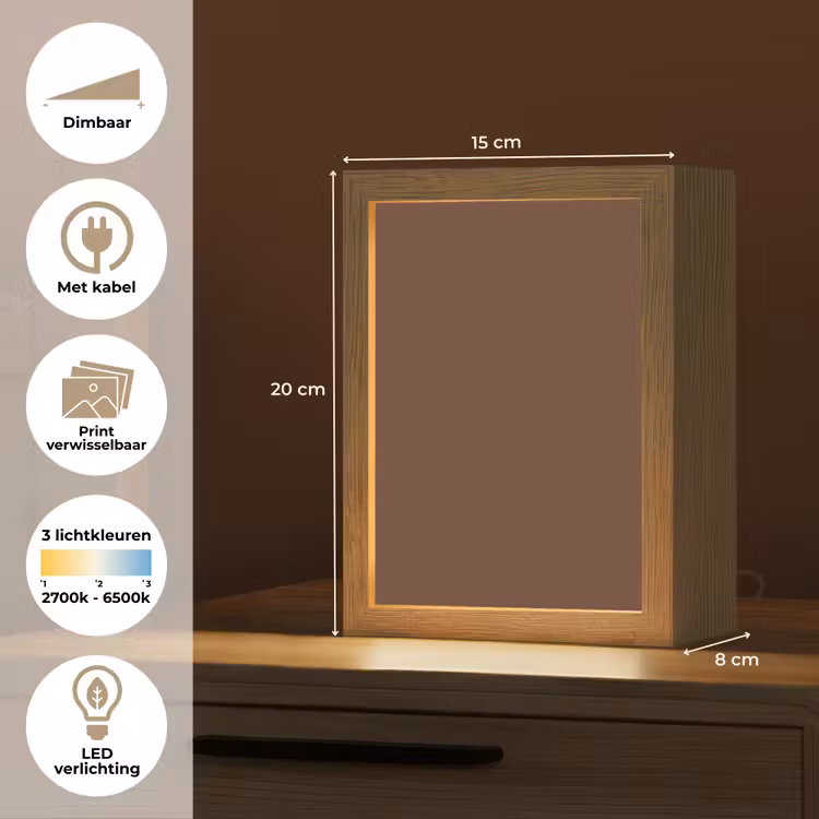 Deep - Clay - Brown - Bruin Light Box met kabel (Wandlamp) klein 929 -USP_websiteoverzichtNL