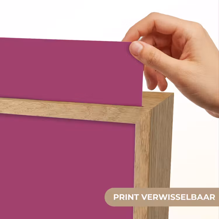 Deep - Magenta - Paars Light Box met kabel (Wandlamp) klein 929 -USP_websiteprintNL