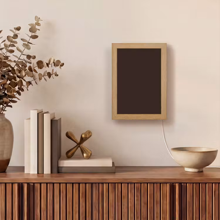 Deep - Obsidian - Bruin Light Box met kabel (Wandlamp) klein 929 -sfeer2