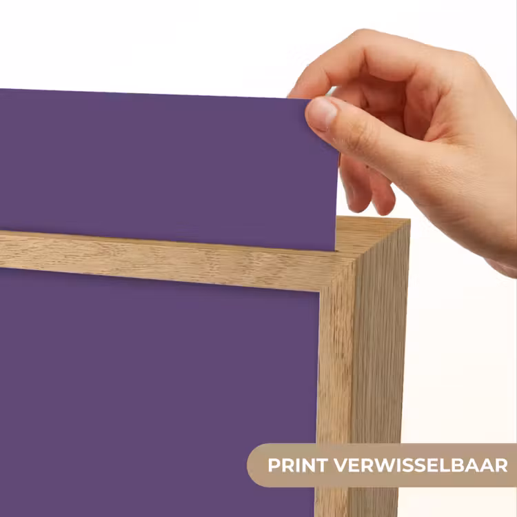 Deep - Plum - Paars Light Box met kabel (Wandlamp) klein 929 -USP_websiteprintNL