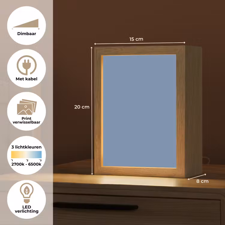 Denim - Breeze - Blauw Light Box met kabel (Wandlamp) klein 929 -USP_websiteoverzichtNL