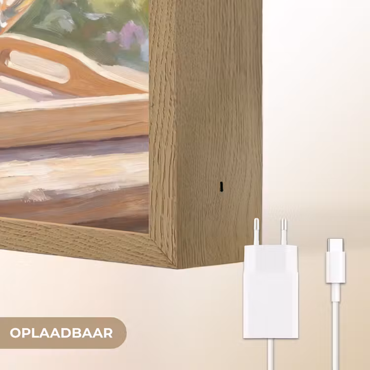 Drank - Citroen - Zomer - Tuin - Geel Light Box met batterij (Wandlamp) middel -USP_websiteoplaadbaarNL