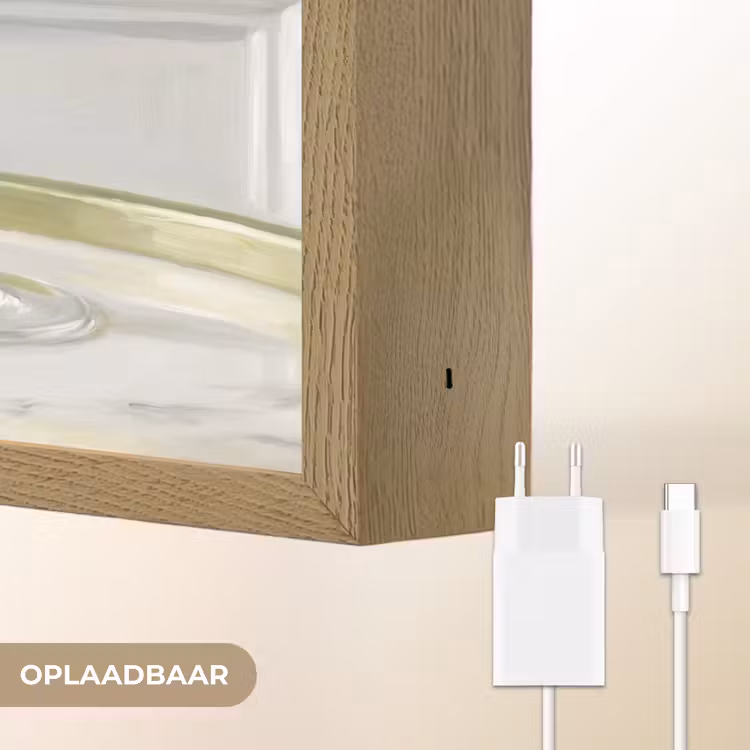 Drank - Martini - Olijven - Modern - Wit Light Box met batterij (Wandlamp) middel -USP_websiteoplaadbaarNL