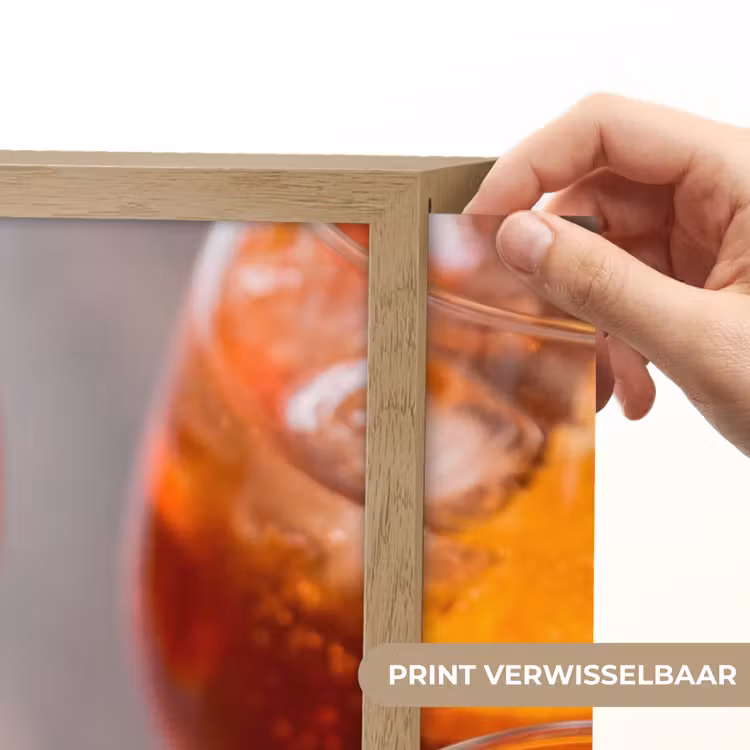 Drank - Sinaasappel - IJs - Zomer - Oranje Light Box met batterij (Wandlamp) middel -USP_websiteprintNL