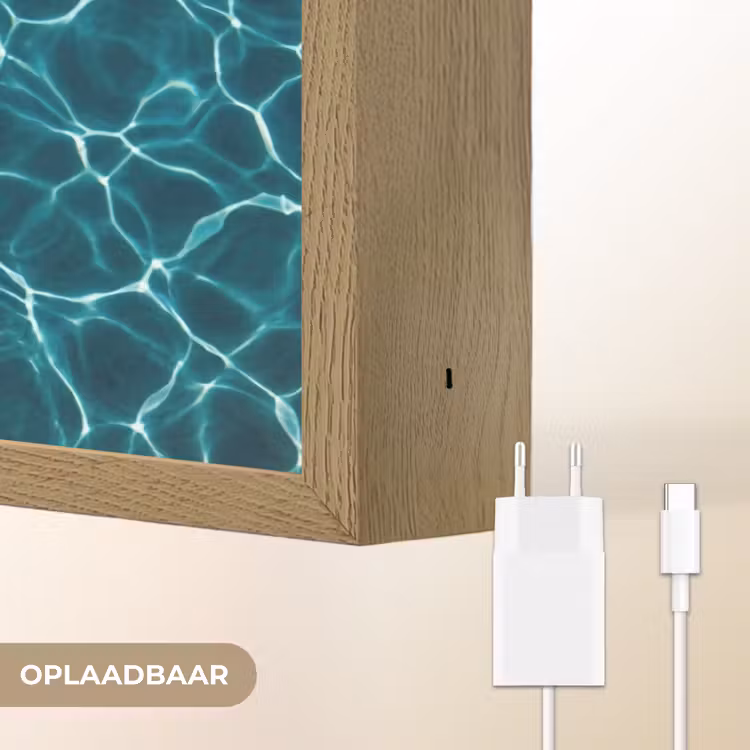 Drijvend - Zwemband - Water Light Box met batterij (Wandlamp) middel -USP_websiteoplaadbaarNL