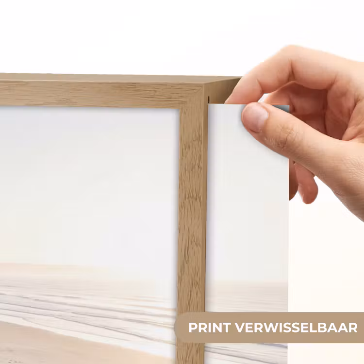 Duinen - Strand - Beige Light Box met batterij (Wandlamp) middel -USP_websiteprintNL