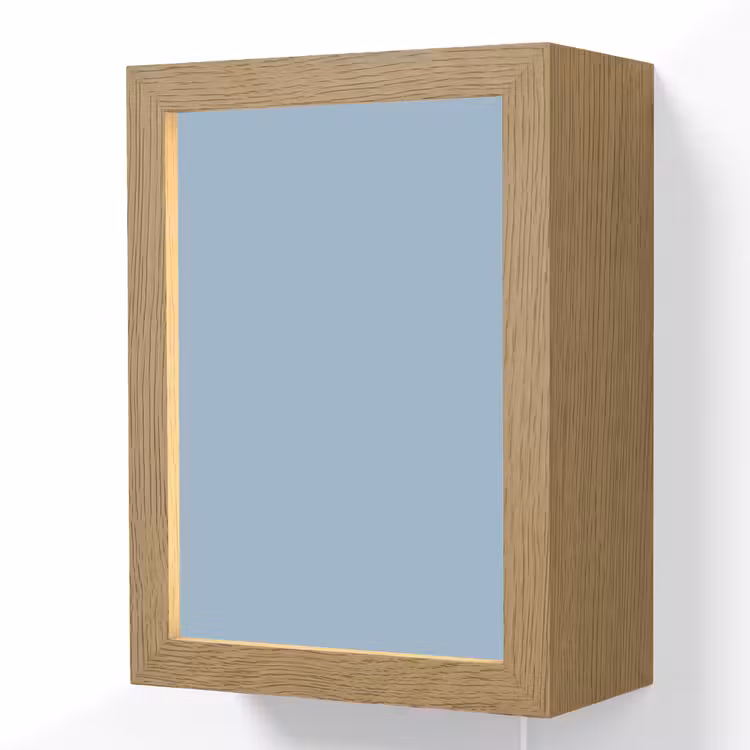 Dusty - Denim - Blauw Light Box met kabel (Wandlamp) klein 929 -3d
