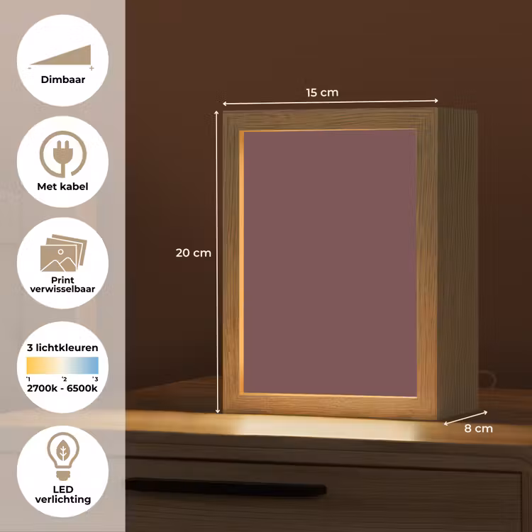 Dusty - Rose - Roze Light Box met kabel (Wandlamp) klein 929 -USP_websiteoverzichtNL