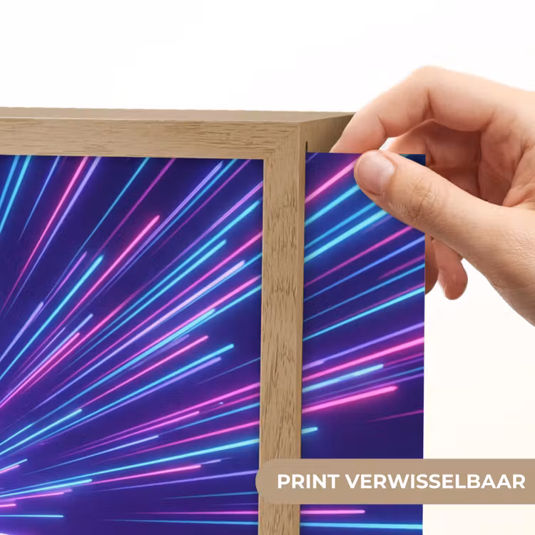 Dynamisch - Ruimte - Kleurrijk Light Box met batterij (Wandlamp) middel -USP_websiteprintNL